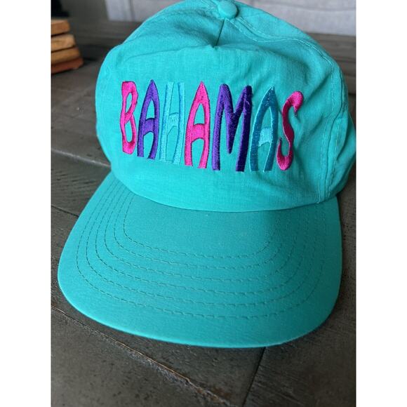 Vintage Snapback Hats Bahamas Cayman Islands Nissun Cap - Picture 2 of 7